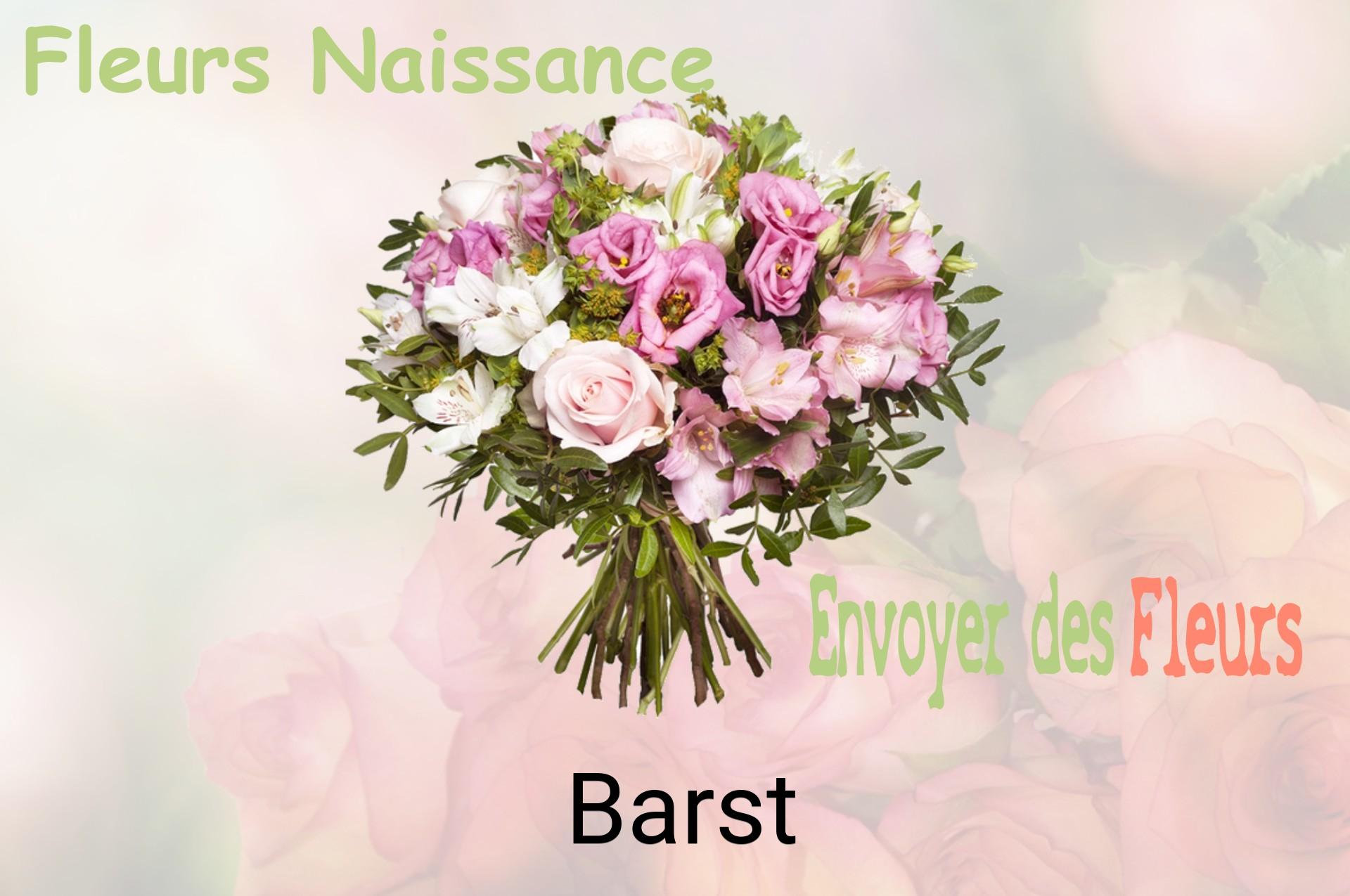 Bouquet de fleurs de naissance livré à Barst